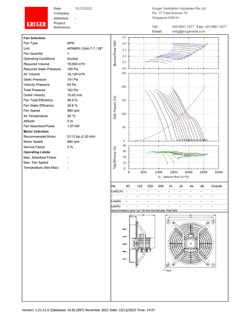 Fan Performance Specifications Guide | PDF | Chemical Engineering ...