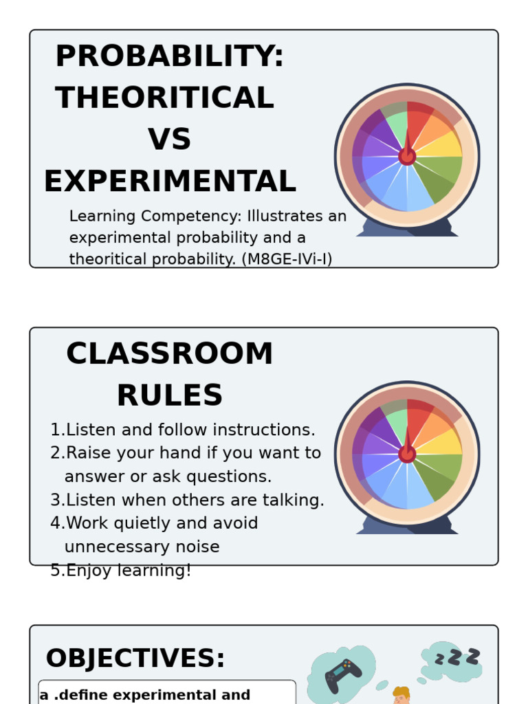 Probability Theoritical Vs Experimental | PDF
