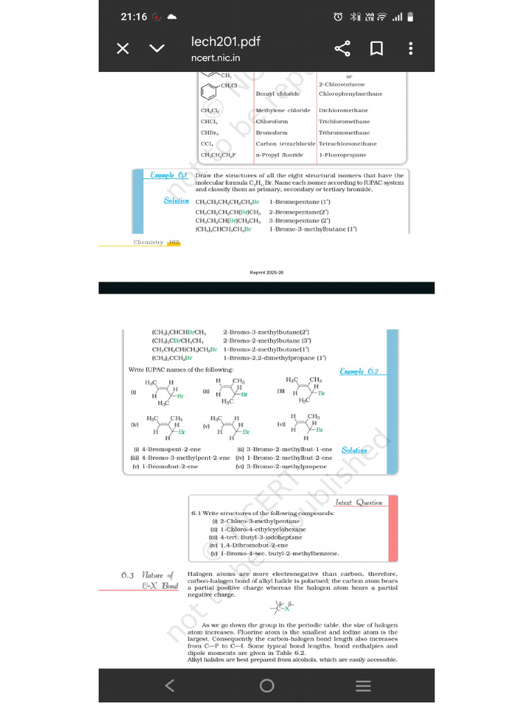 Haloalkanes & Haloarenes | PDF
