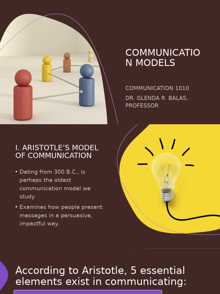 Communication Models-Comm 1010 | PDF | Communication | Human Communication