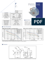 PM Motor PM Type: Reference Characteristics