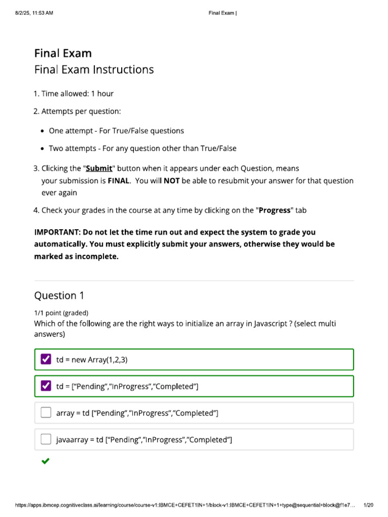 Final Assesment | PDF