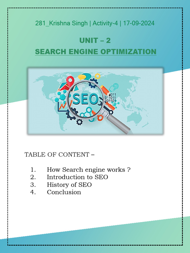 SEO Page Rank Algorithm Overview | PDF | Search Engine Optimization ...