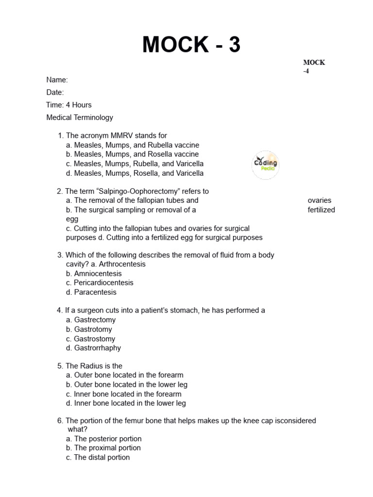 CPC Mock Inspection for Healthcare | PDF | Surgery | Atrium (Heart)