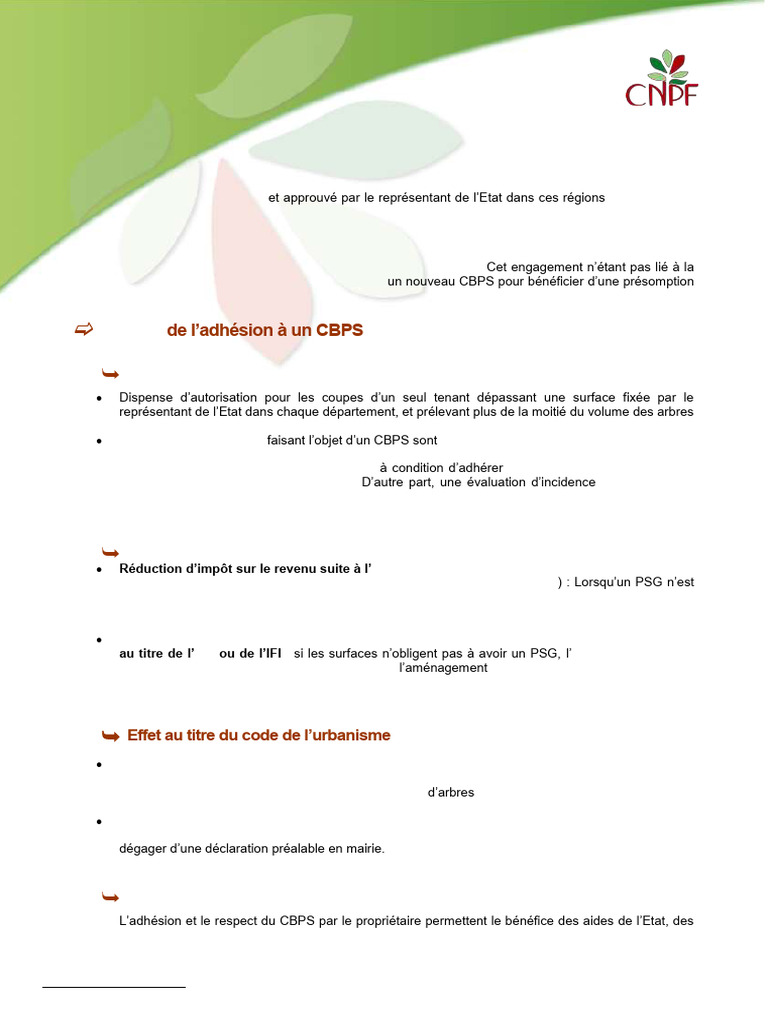 Gestion durable et CBPS en forêt | PDF | Aménagement forestier