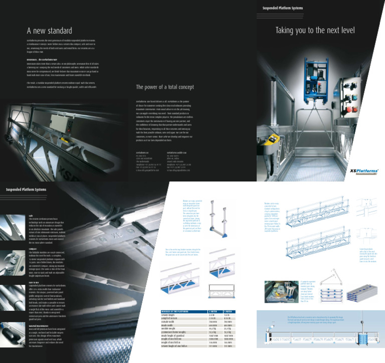 Next-Gen Modular Suspended Platforms | PDF