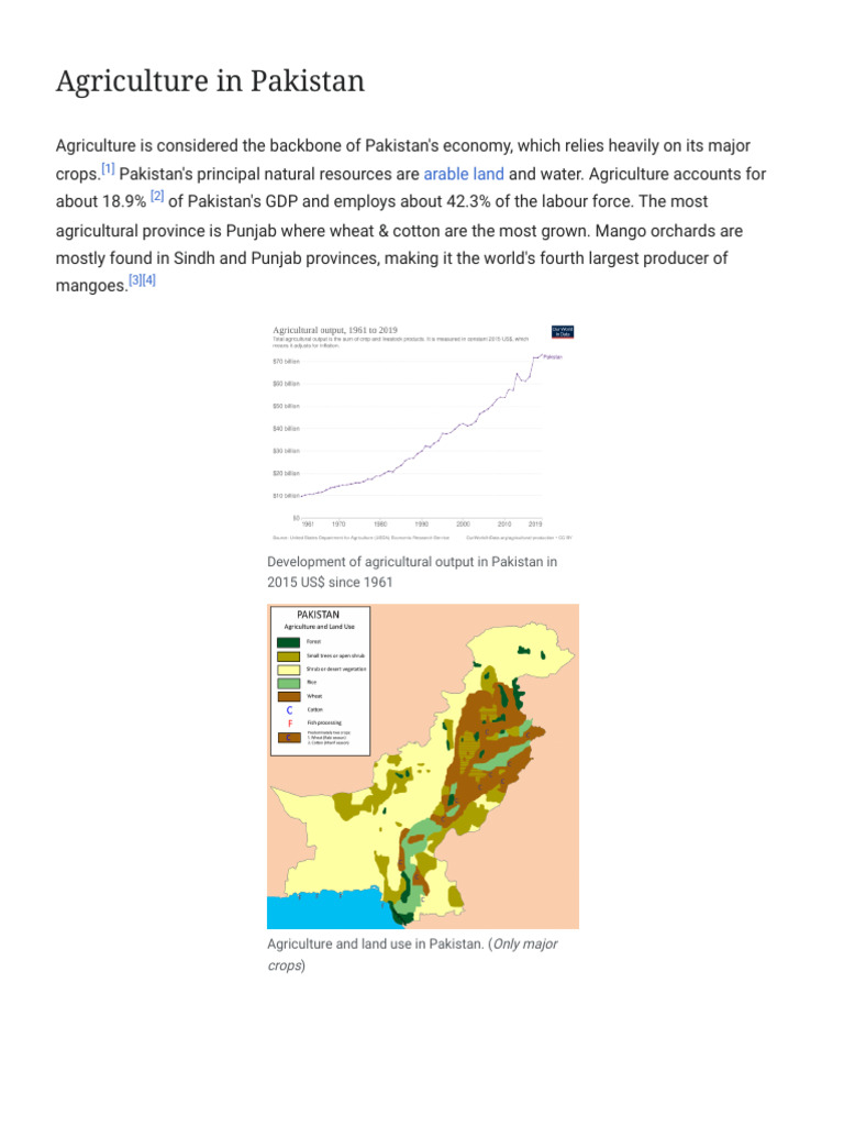 Major Wheat Areas in Pakistan | PDF | Agriculture | Food Industry