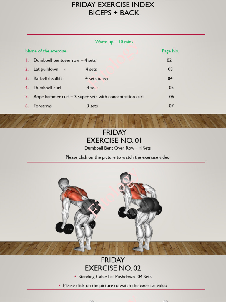 Fitology Friday Workout Routine | PDF