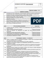 Ejemplo Del Programa de Auditoria de Gestion Comercial