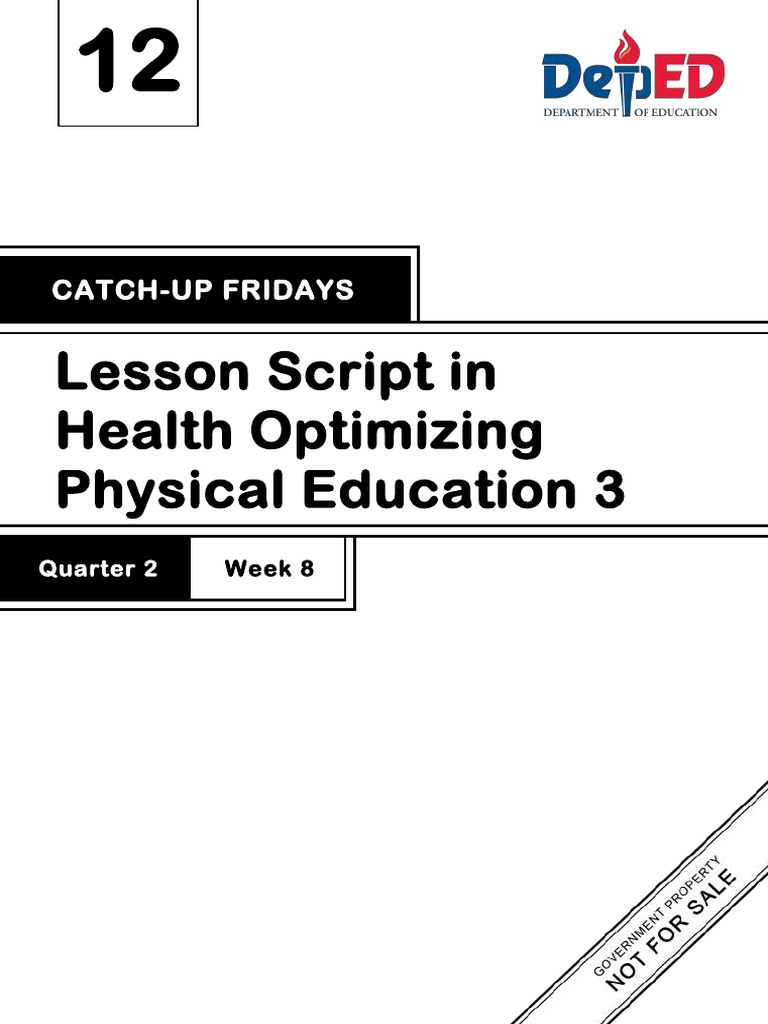 HOPE 3 Week 8 Lesson Script: Dance Event | PDF | Dances | Copyright