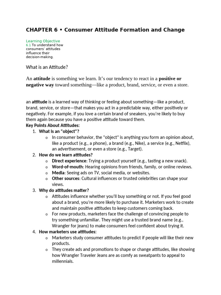 Understanding Consumer Attitudes | PDF | Attitude (Psychology) | Persuasion