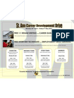 ST Ann Career Development Drive Flyer 2012