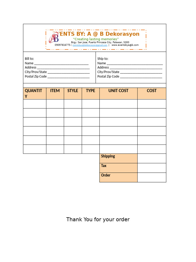 10. Invoice Table your name (Angiella Mie V | PDF