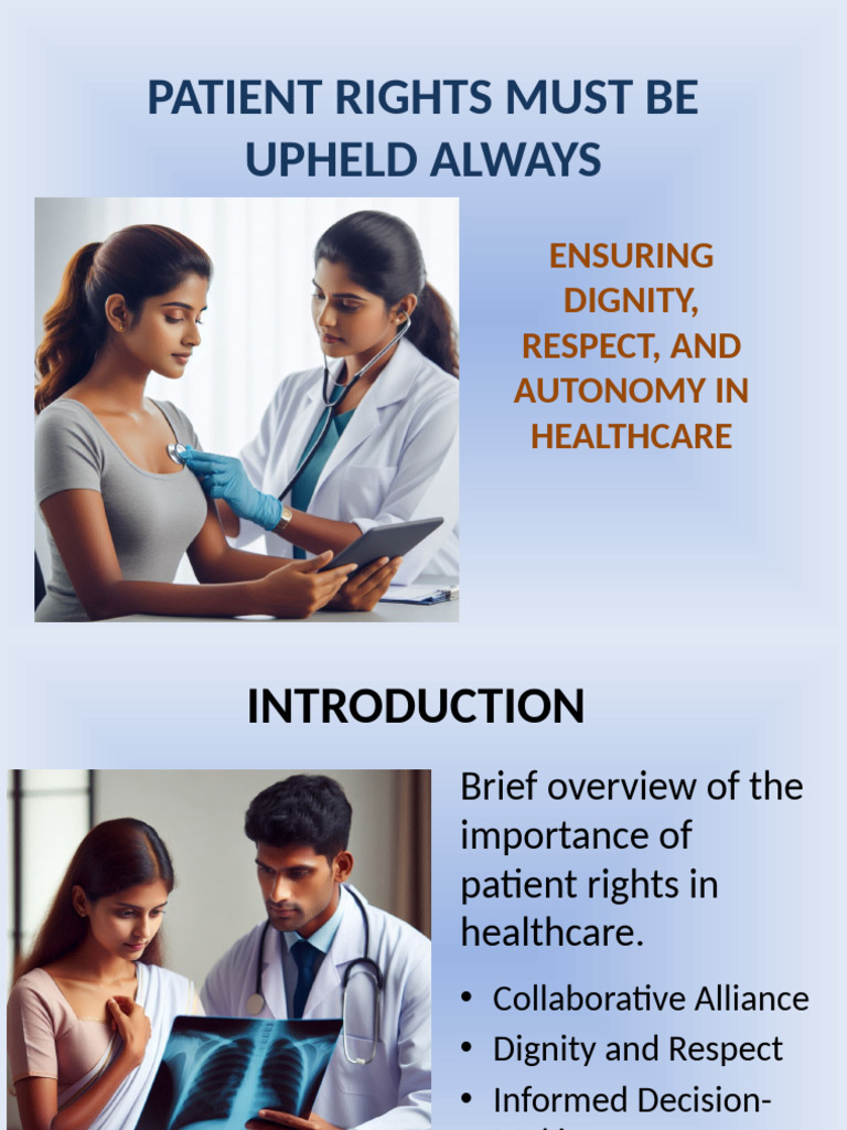 Upholding Patient Rights in Healthcare | PDF