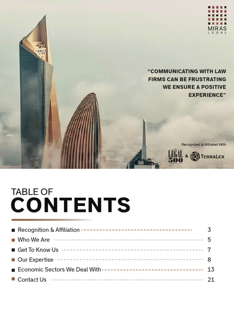 Miras Legal: Expert Kuwaiti Law Firm | PDF | Mergers And Acquisitions ...