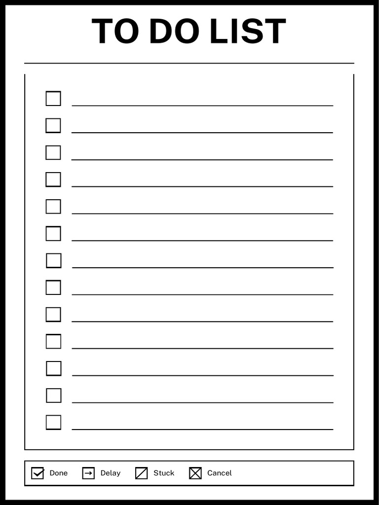 Task Management To-Do List Template | PDF