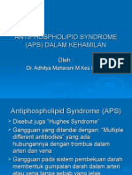 Antiphospholipid Syndrome Dalam Kehamilan