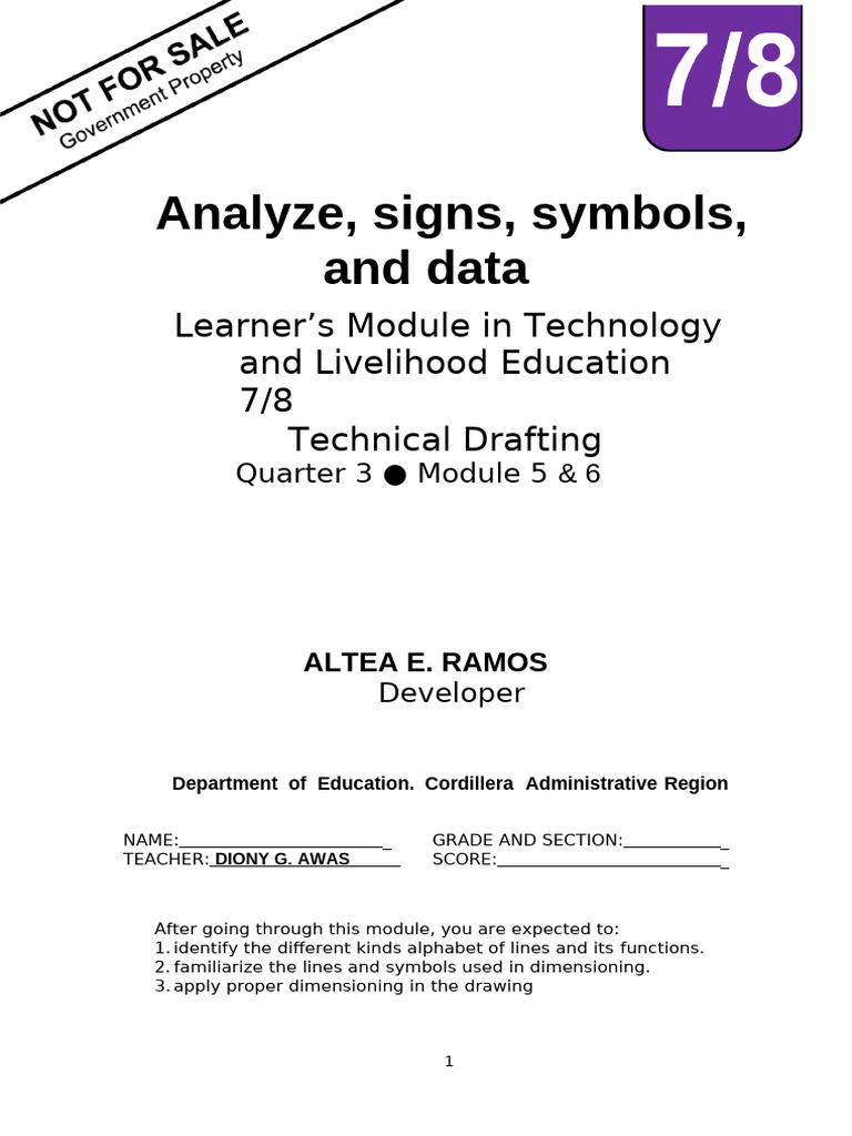 Technical Drafting: Lines & Symbols Guide | PDF | Drawing | Curve