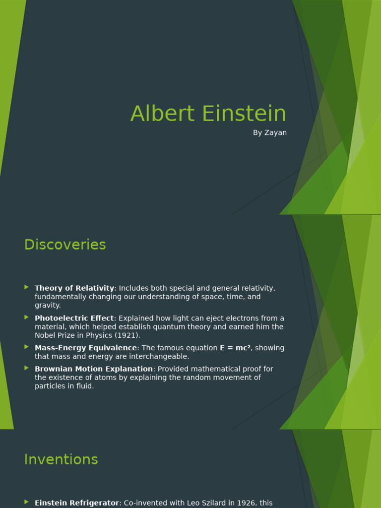 Fun Facts About Albert Einstein | PDF