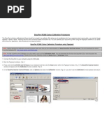 DocuPen RC800 Colour Calibration Procedure