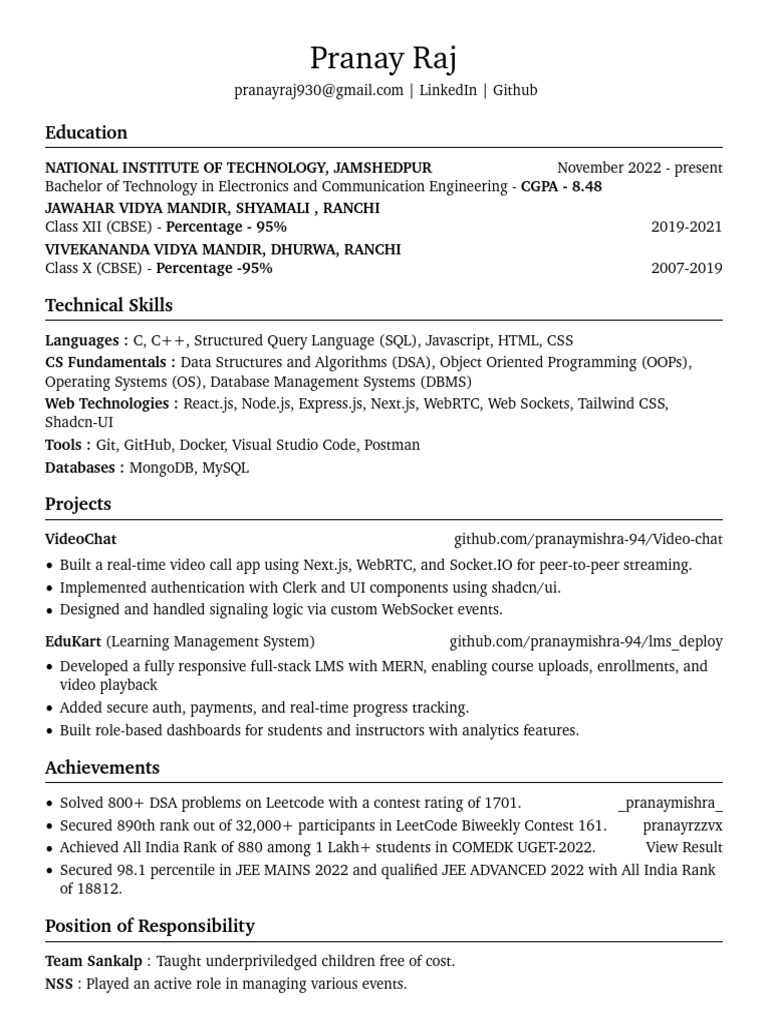 Pranay Fte | PDF