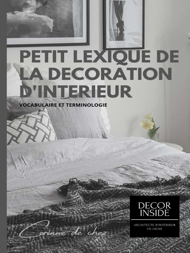 Lexique de la décoration intérieure | PDF | Meubles