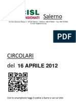 Circolari Del 16 APRILE 2012