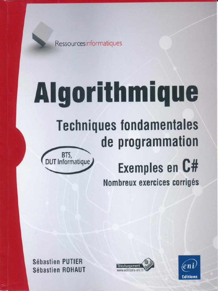 Livre Algorithmique | PDF