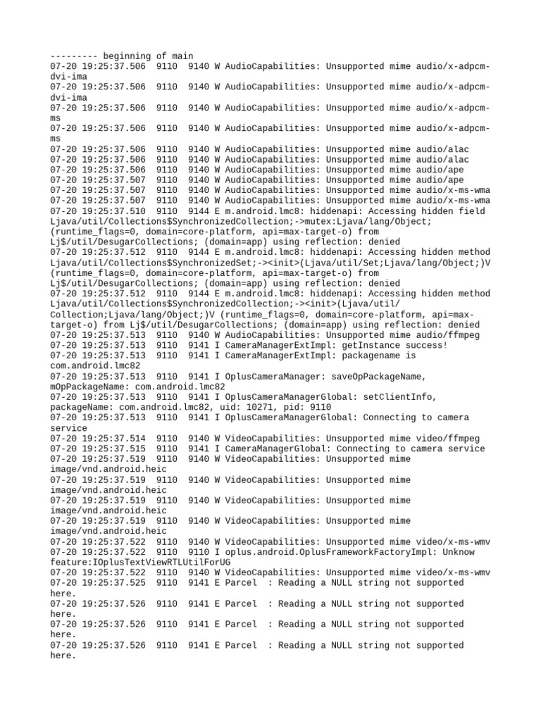 Log Cat 1753018837459 | PDF | Software Engineering | Computer Programming