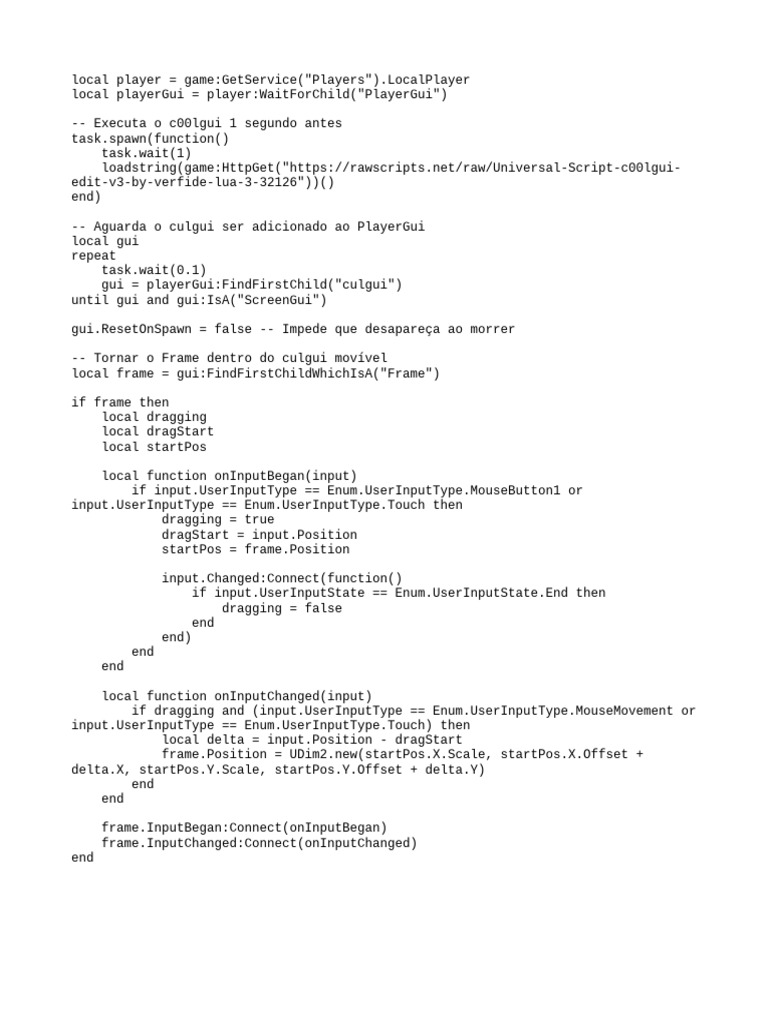 c00lgui v3 Script for Roblox | PDF