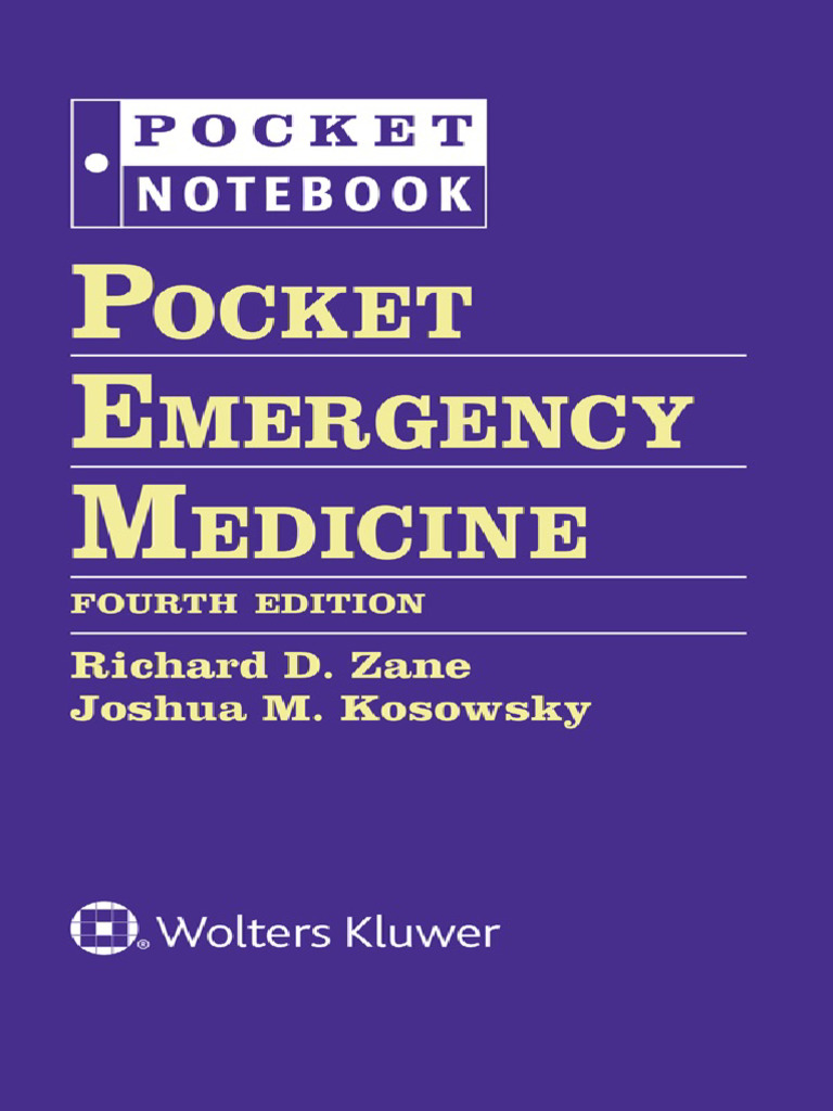Pocket Emergency Medicine 4th Edition PDF Medicine Medical Diagnosis