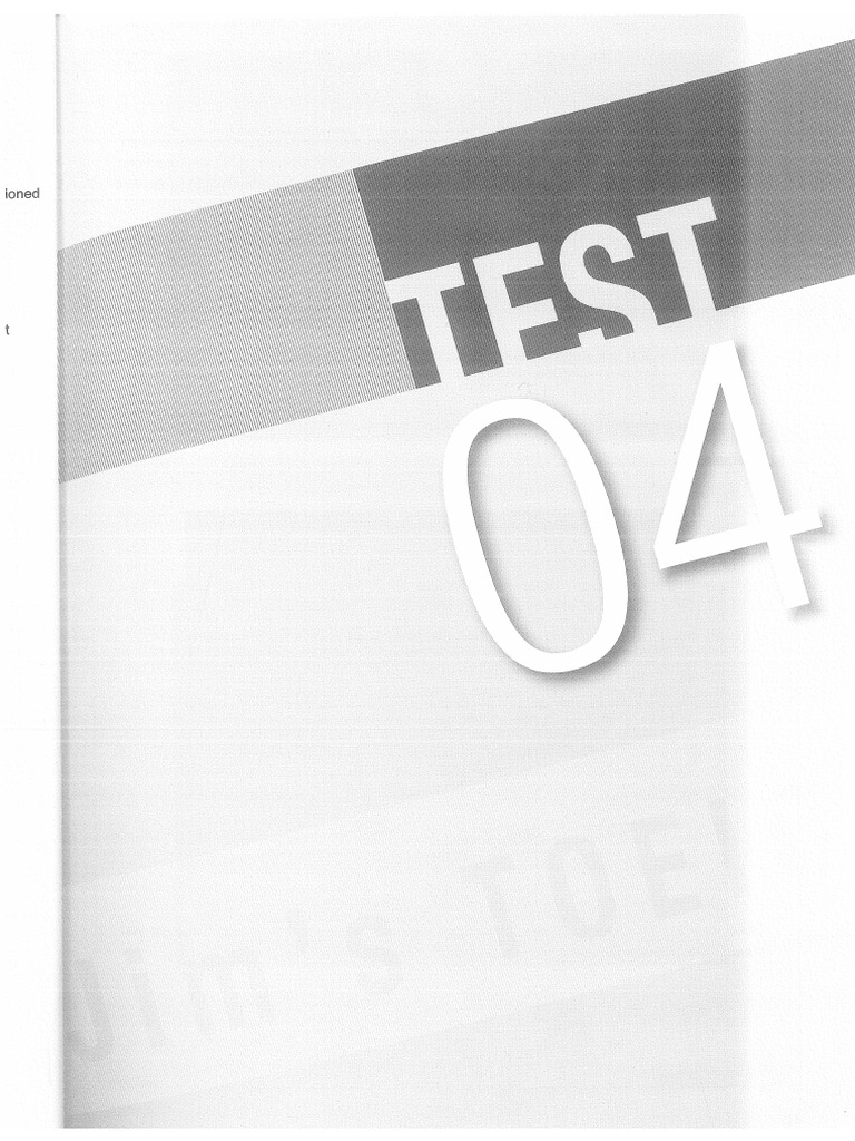Listening Transcript Test 4 | PDF