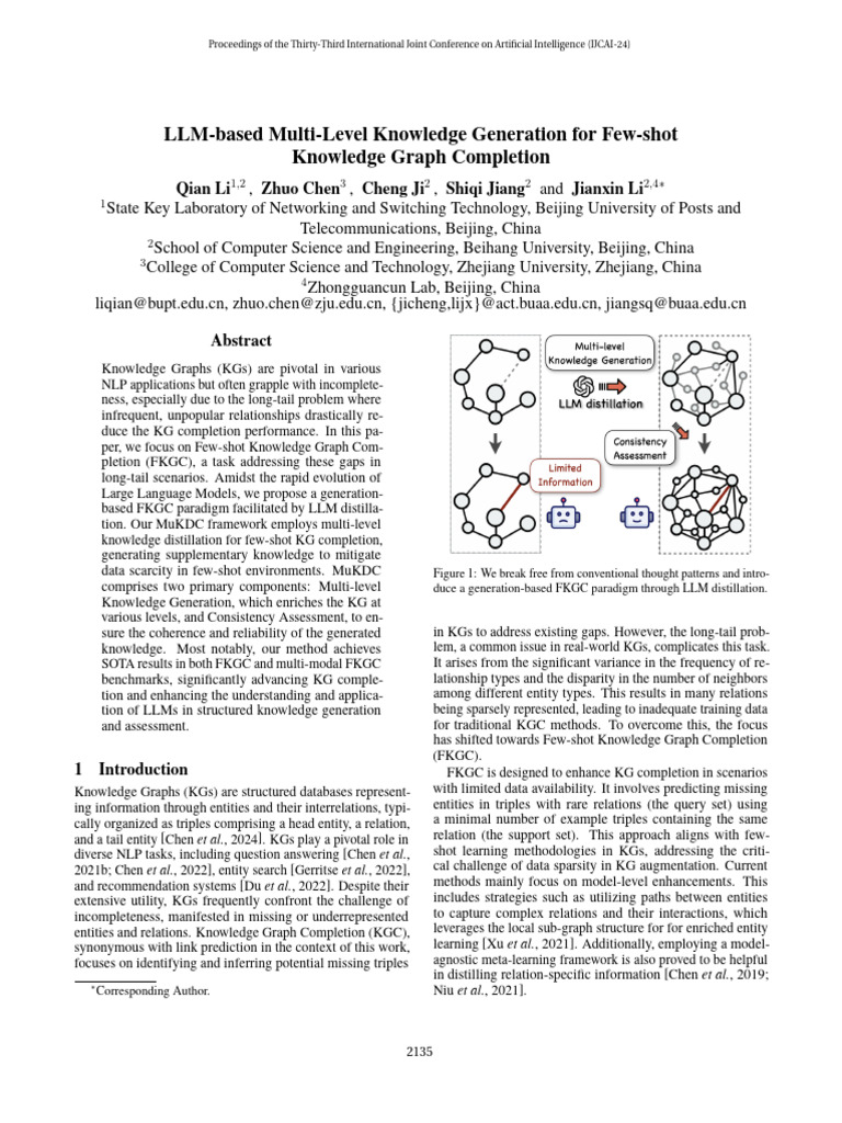 Few-shot Knowledge Graph Completion with LLMs | PDF | Knowledge ...