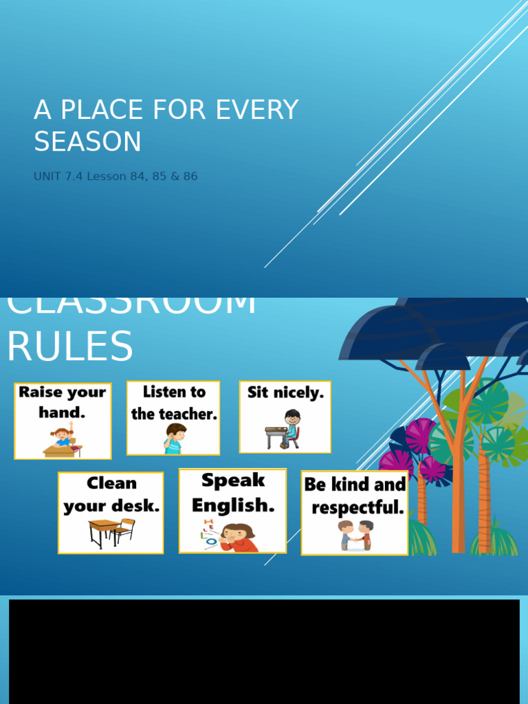 A Place For Every Season | PDF