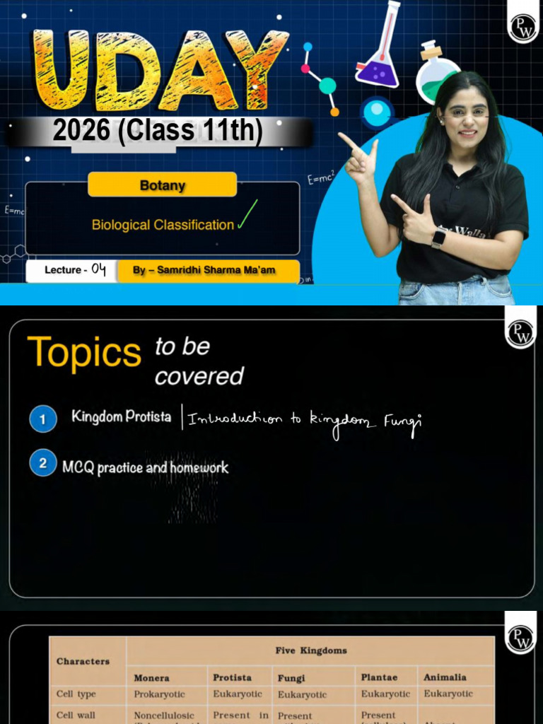 Biological Classification 04 - Class Notes PDF | PDF