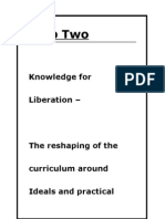 Step Two: Knowledge For Liberation