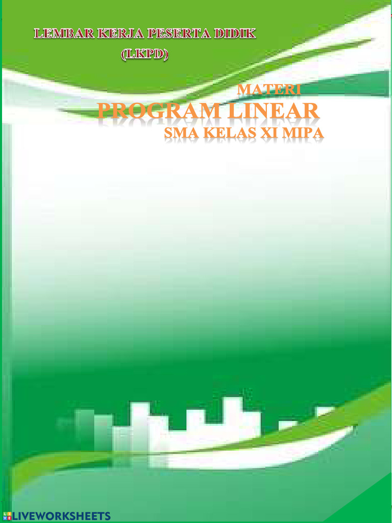 Model Matematika Program Linear Kios | PDF