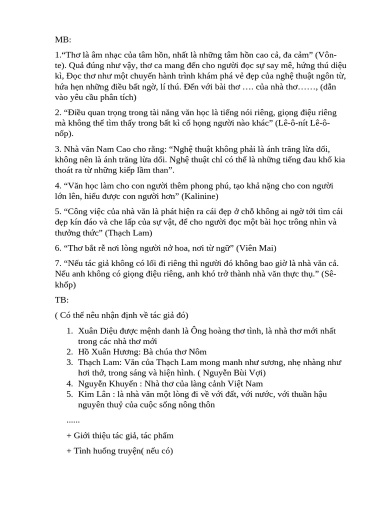 Li Luan Van Hoc | PDF