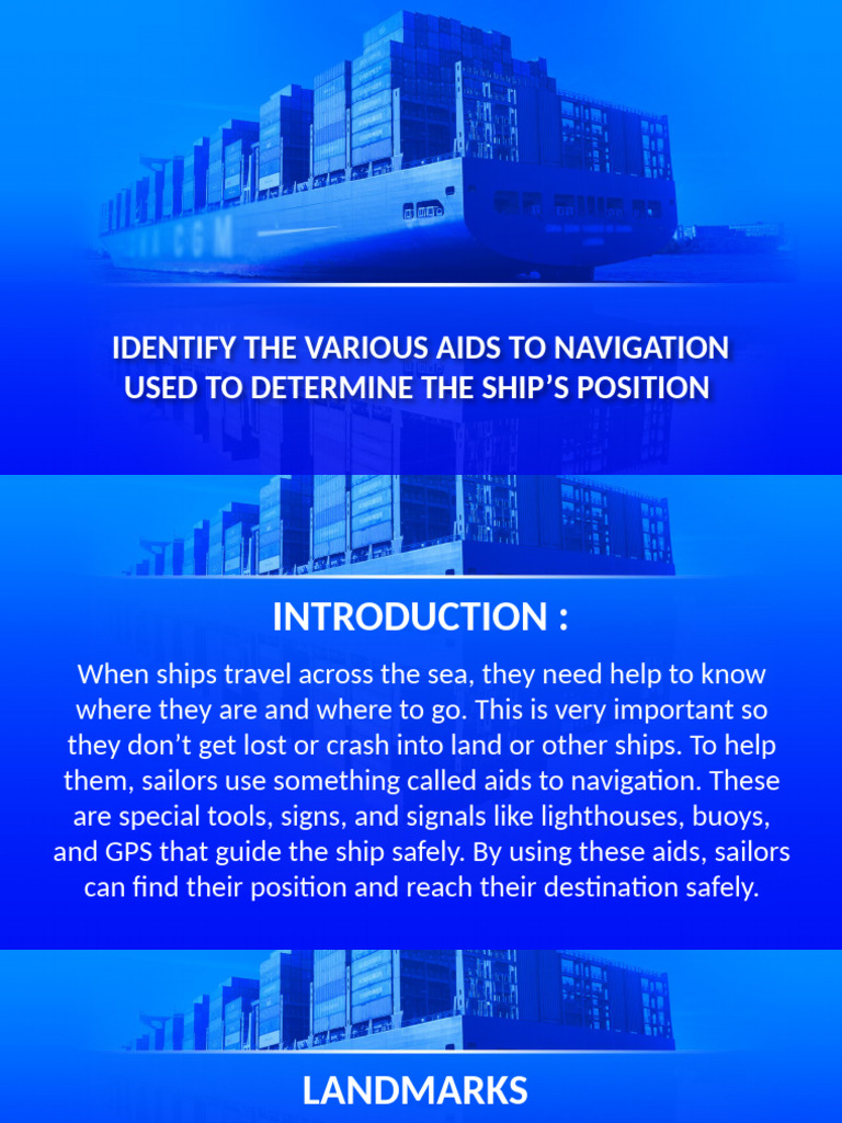 Aids to Navigation for Maritime Safety | PDF | Navigation | Lighthouse