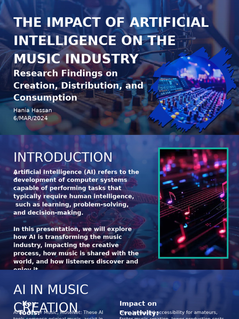 AI's Transformative Role in Music | PDF | Artificial Intelligence ...