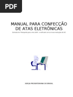 Manual Para Atas Eletronicas