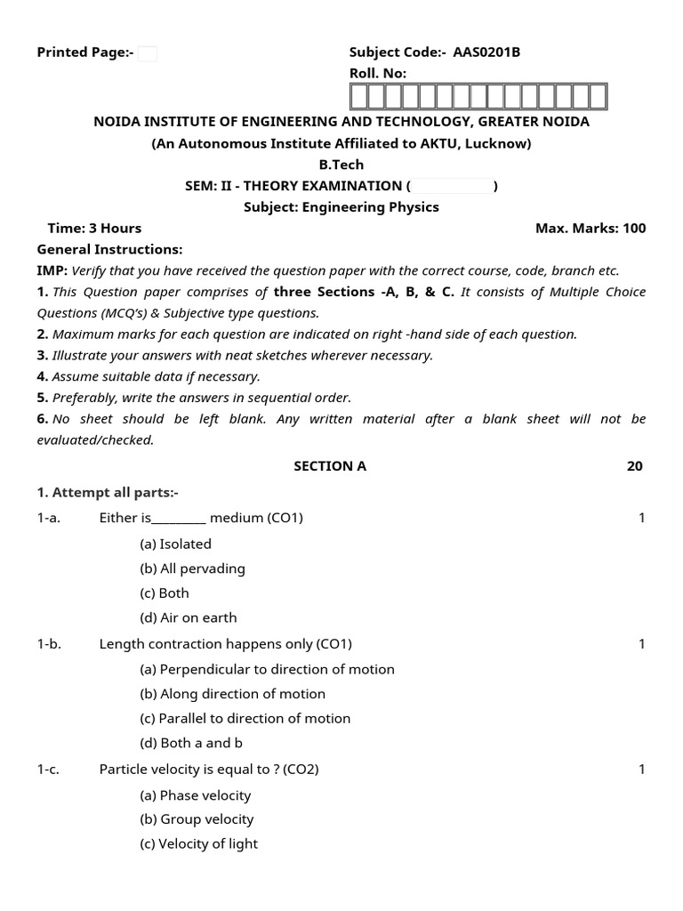 Aas0201b 2022 | PDF | Waves | Special Relativity