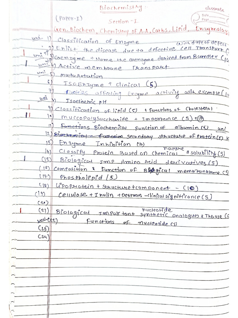 Biochem Imp For Uni | PDF
