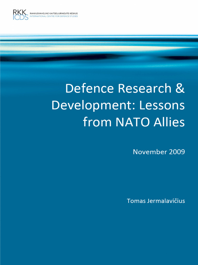 Defence R&D Insights from NATO Allies | PDF | Military | Innovation