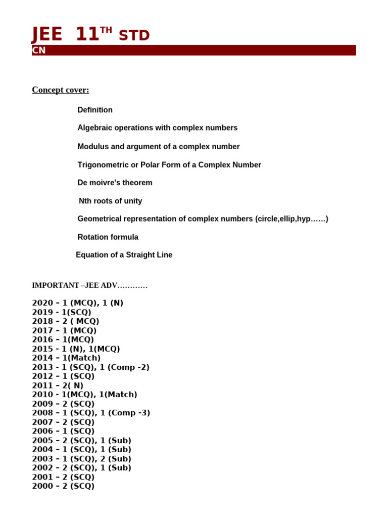 Operations on Complex Numbers | PDF | Complex Number | Circle