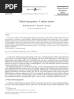 Download Talent Management- A Critical Review by Mohamed Saad SN89676498 doc pdf