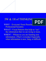 5W & 1H of Thinking Maps: WHO? - What? - When?