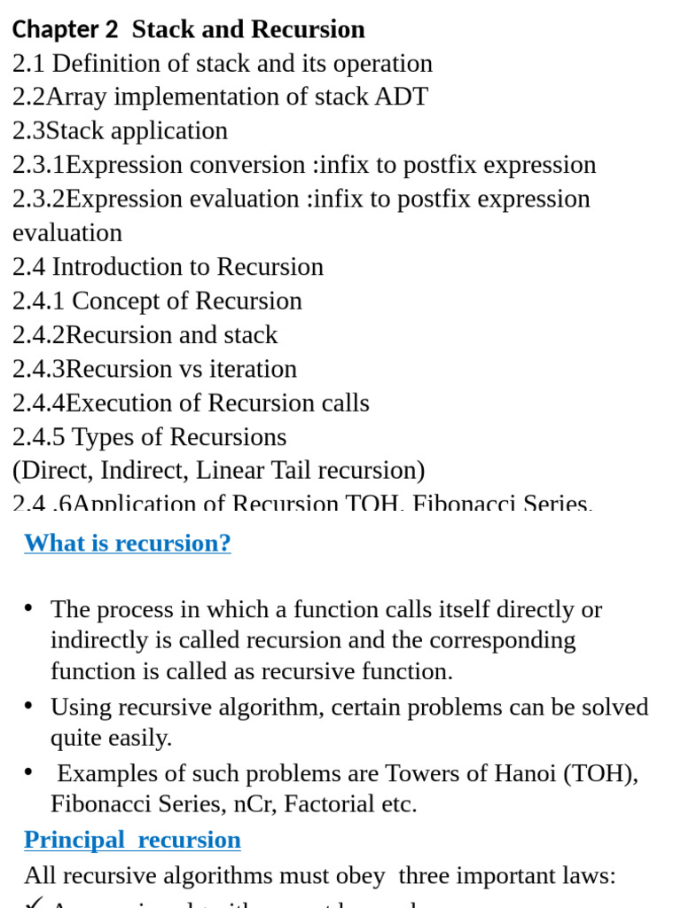 Understanding Recursion in Computing | PDF | Applied Mathematics ...