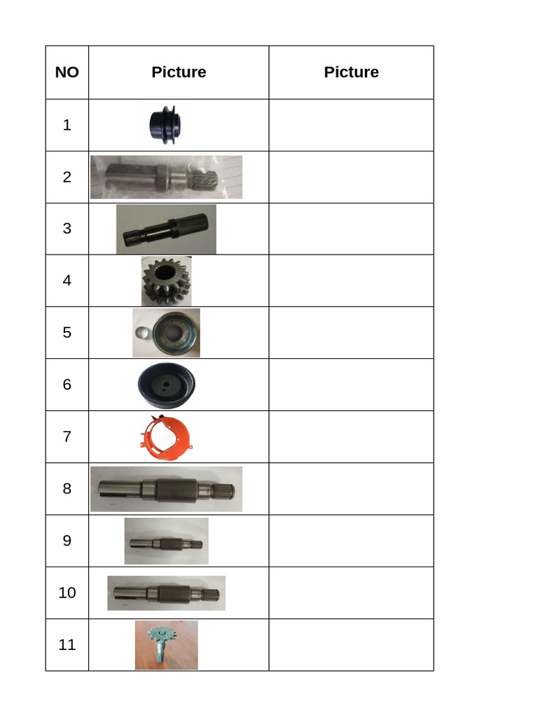Kubota Half Feed Parts | PDF | Gear | Axle