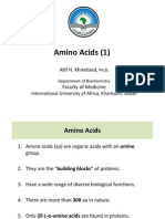 Amino Acids (1) IUA, 2012